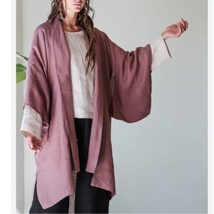 Elegant Mauve Women's Kimono